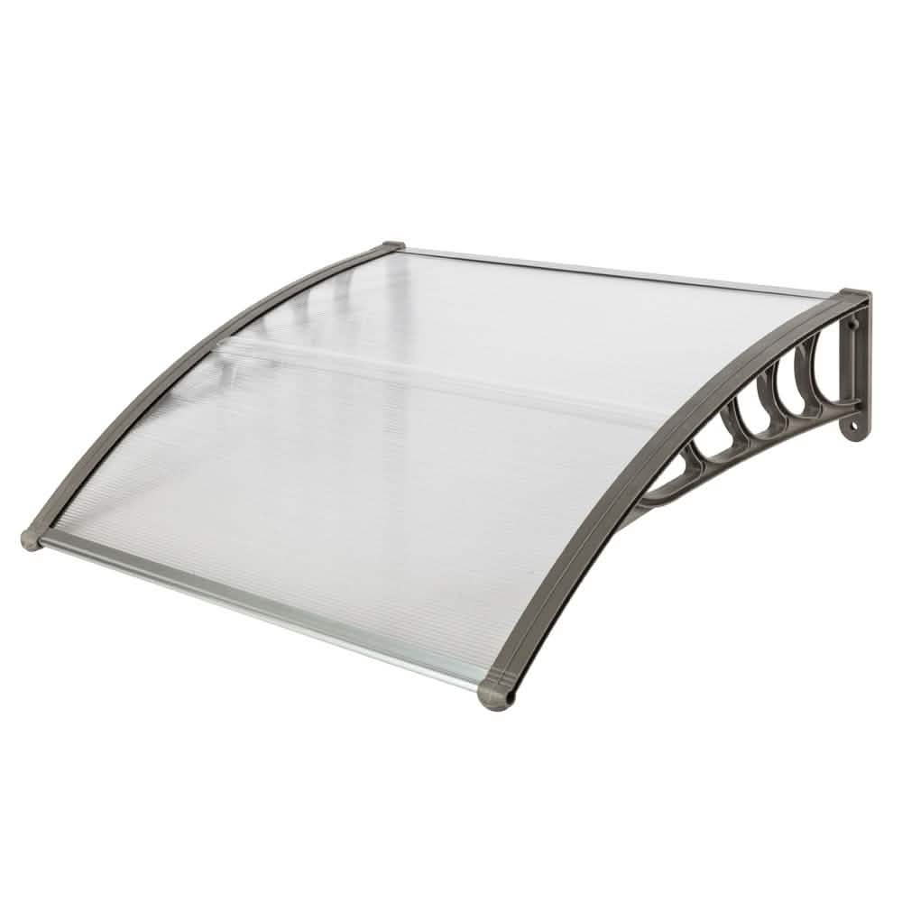 Hommoo 40"x 40" Polycarbonate Window Door Awning
