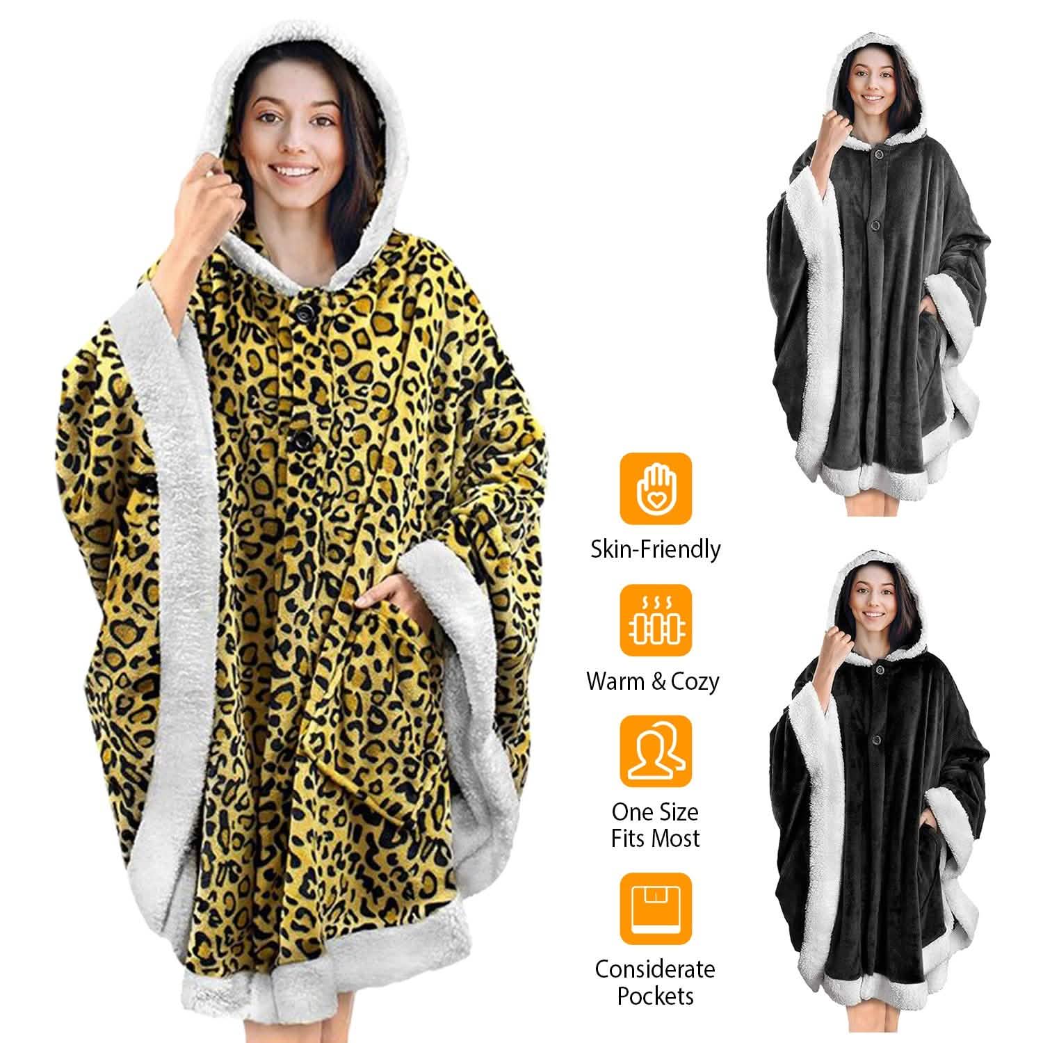 Hoodie Blanket Snuggle Robe