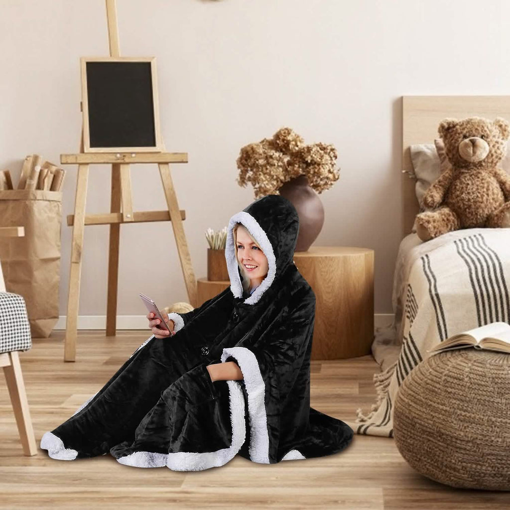 Hoodie Blanket Snuggle Robe
