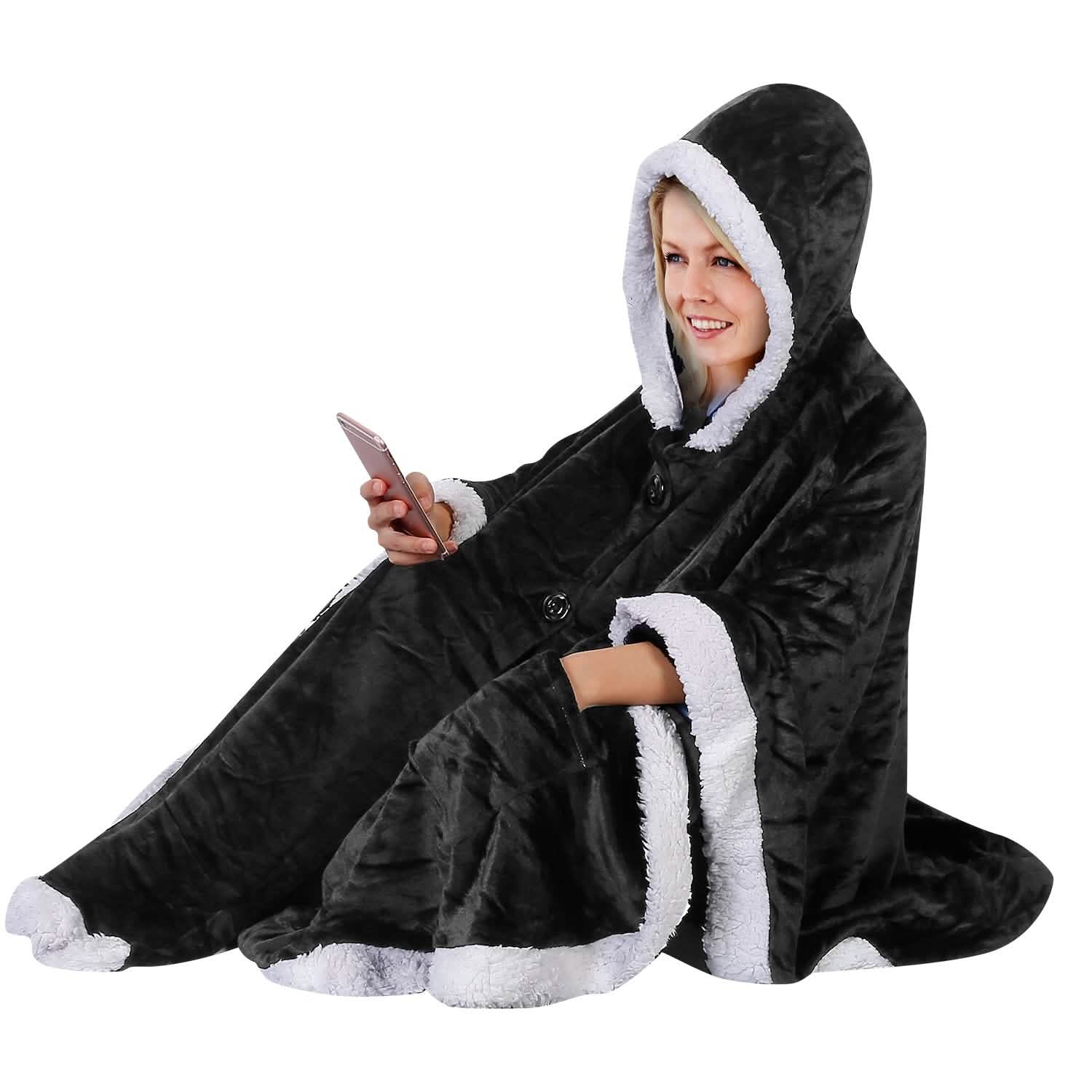 Hoodie Blanket Snuggle Robe