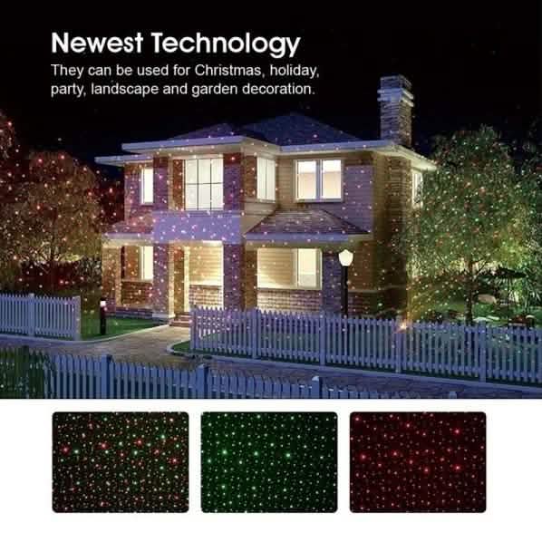 Hot Outdoor Indoor Waterproof Green & Red Laser Projector Light