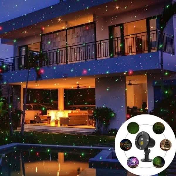 Hot Outdoor Indoor Waterproof Green & Red Laser Projector Light
