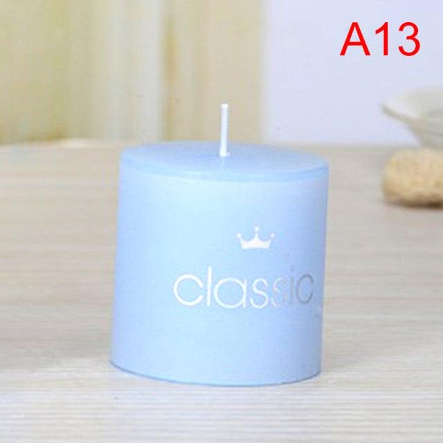 Scented Candle Candles For Home Scented 100 Hour Long Lasting Aromatherapy Candle Highly Scented & Soy Jar Candle Gift Lavender Classic Cylindrical Birthday Romantic Small Candle Wedding Western Food Candlestick Column Wax