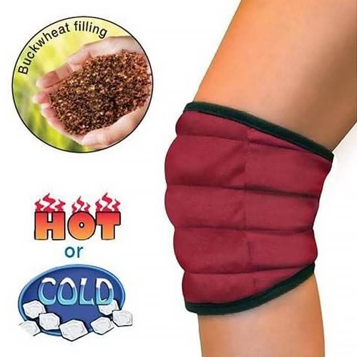 Hot/Cold Pain Relief Buckwheat Knee Wrap