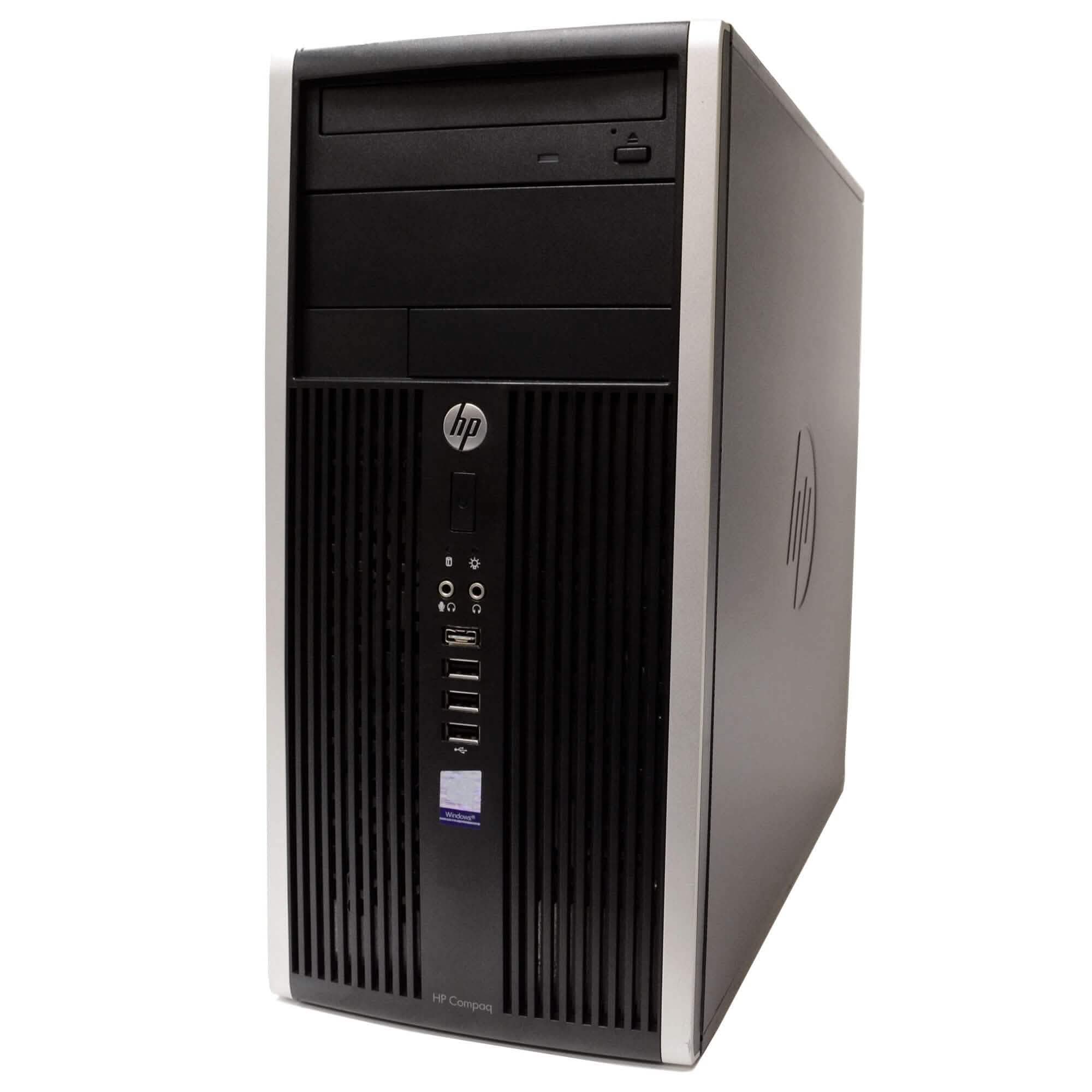 HP 6200 Intel Core i5 8GB RAM 500GB HDD Windows 10 Home WiFi Tower PC (Refurbished)