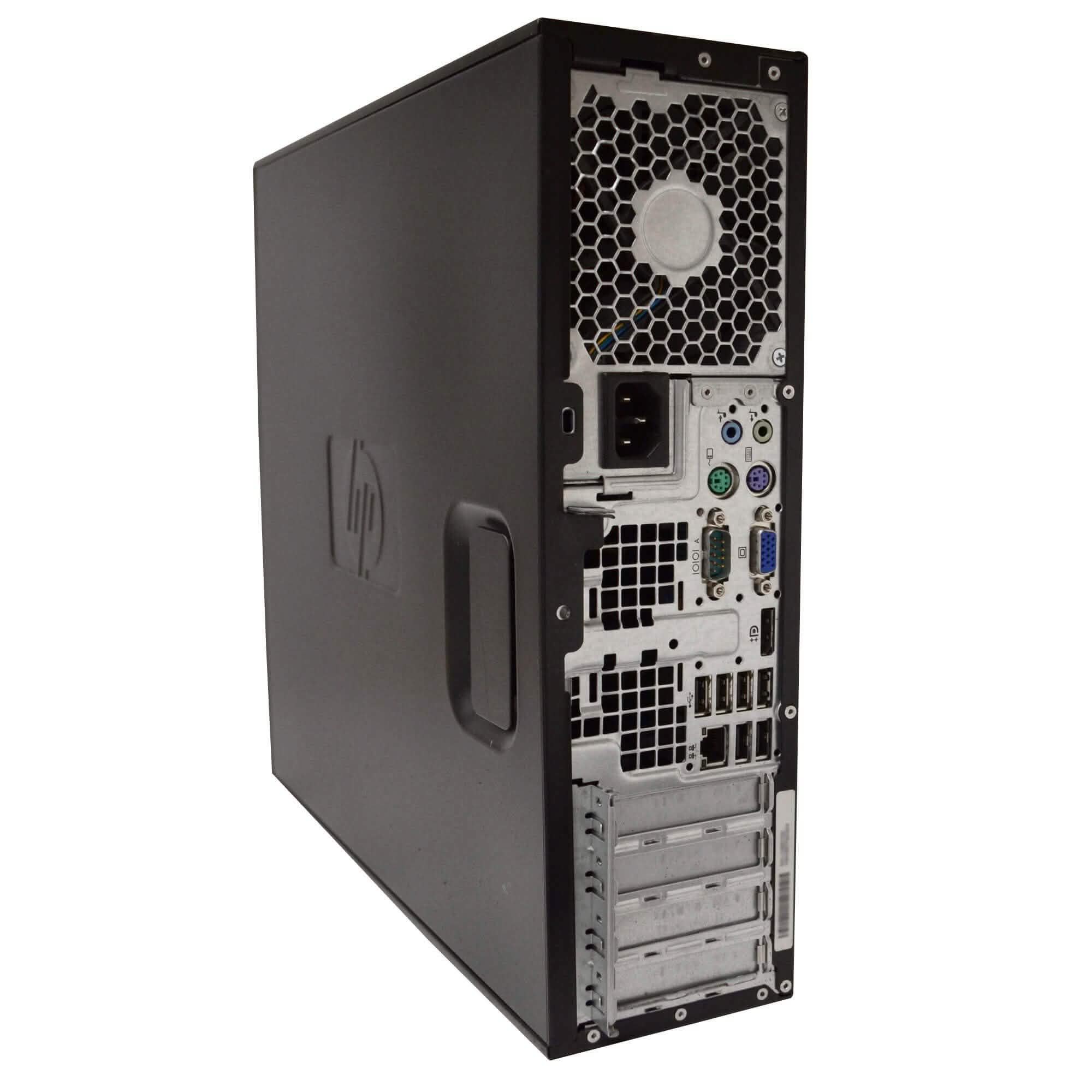 HP Compaq Elite 8100 Desktop Computer PC + 19" Flat Screen Monitor (Refurbished)