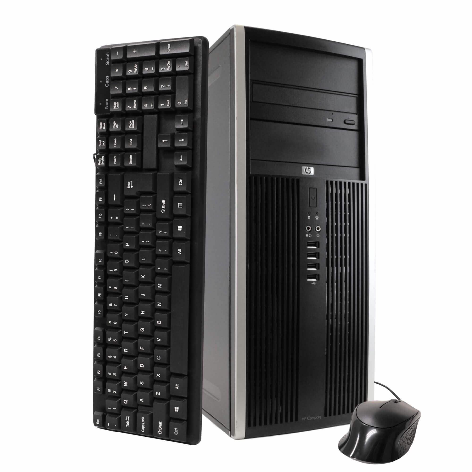 HP Compaq Elite 8100 Tower Computer PC Windows 10 Home 64 bit (Refurbished)
