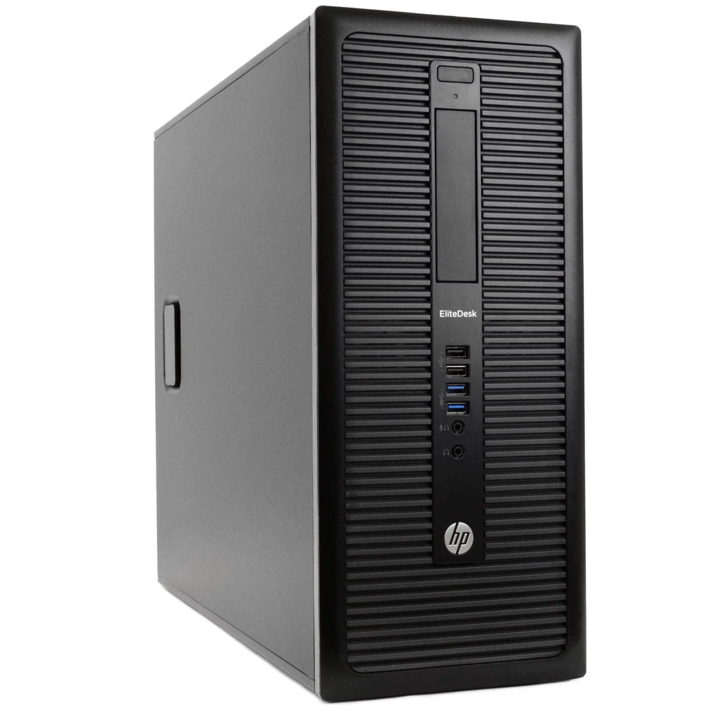 HP EliteDesk 800 G1 PC Windows 10 with 22" Widescreen Monitor (Refurbished)