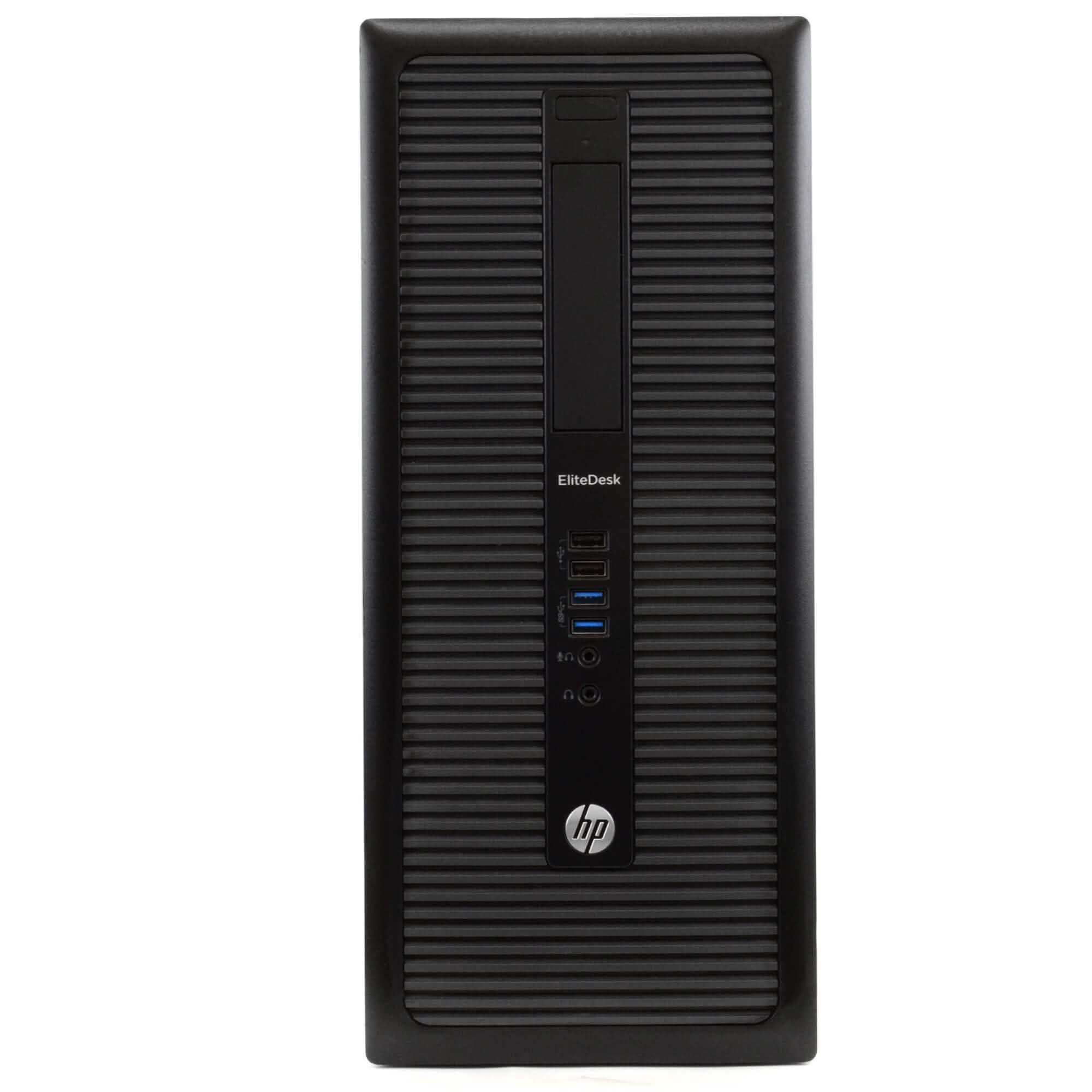 HP EliteDesk 800 G1 PC Windows 10 with 22" Widescreen Monitor (Refurbished)