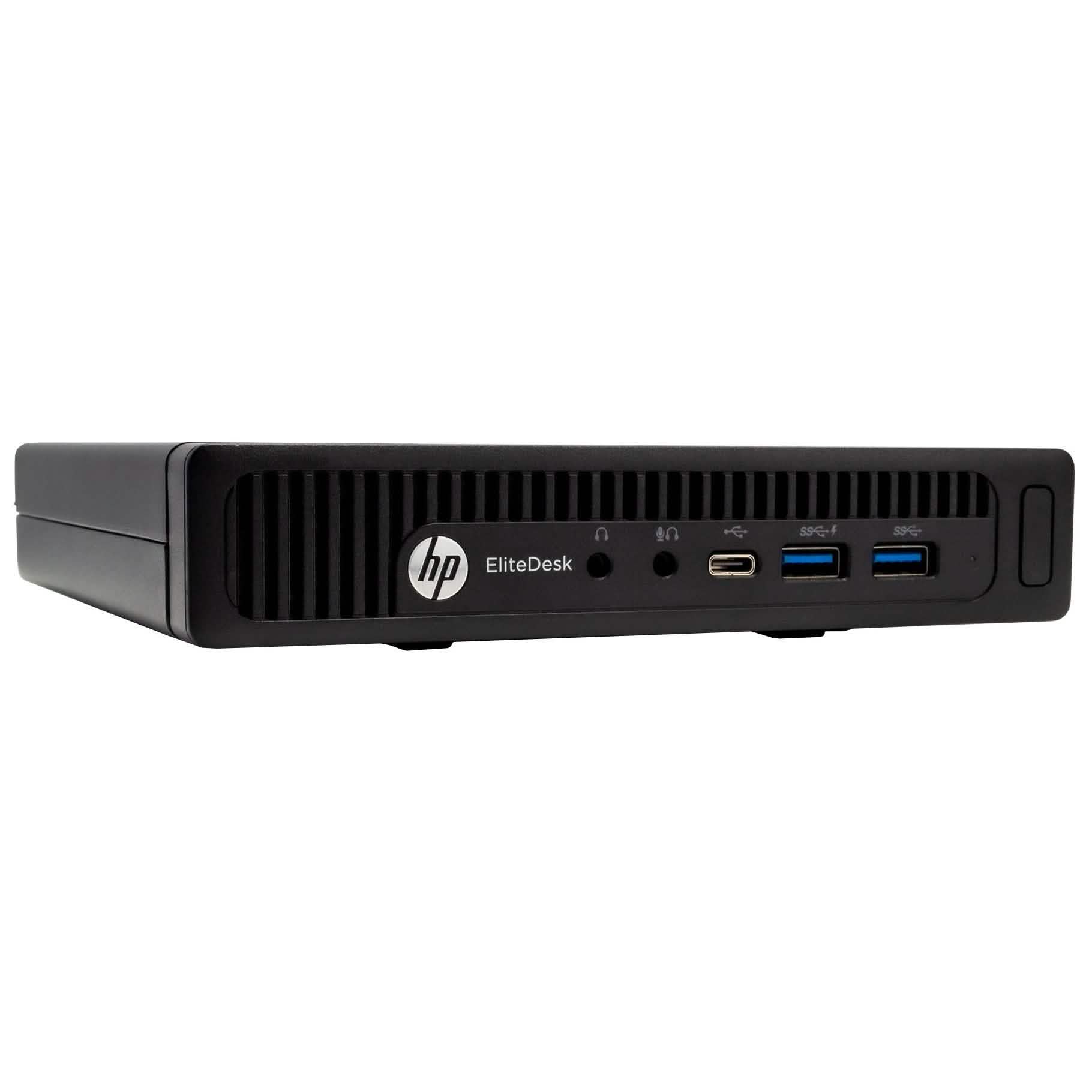 HP EliteDesk 800G1 Tiny Form Factor Computer PC 240GB SSD Windows 10 Professional (Refurbished)