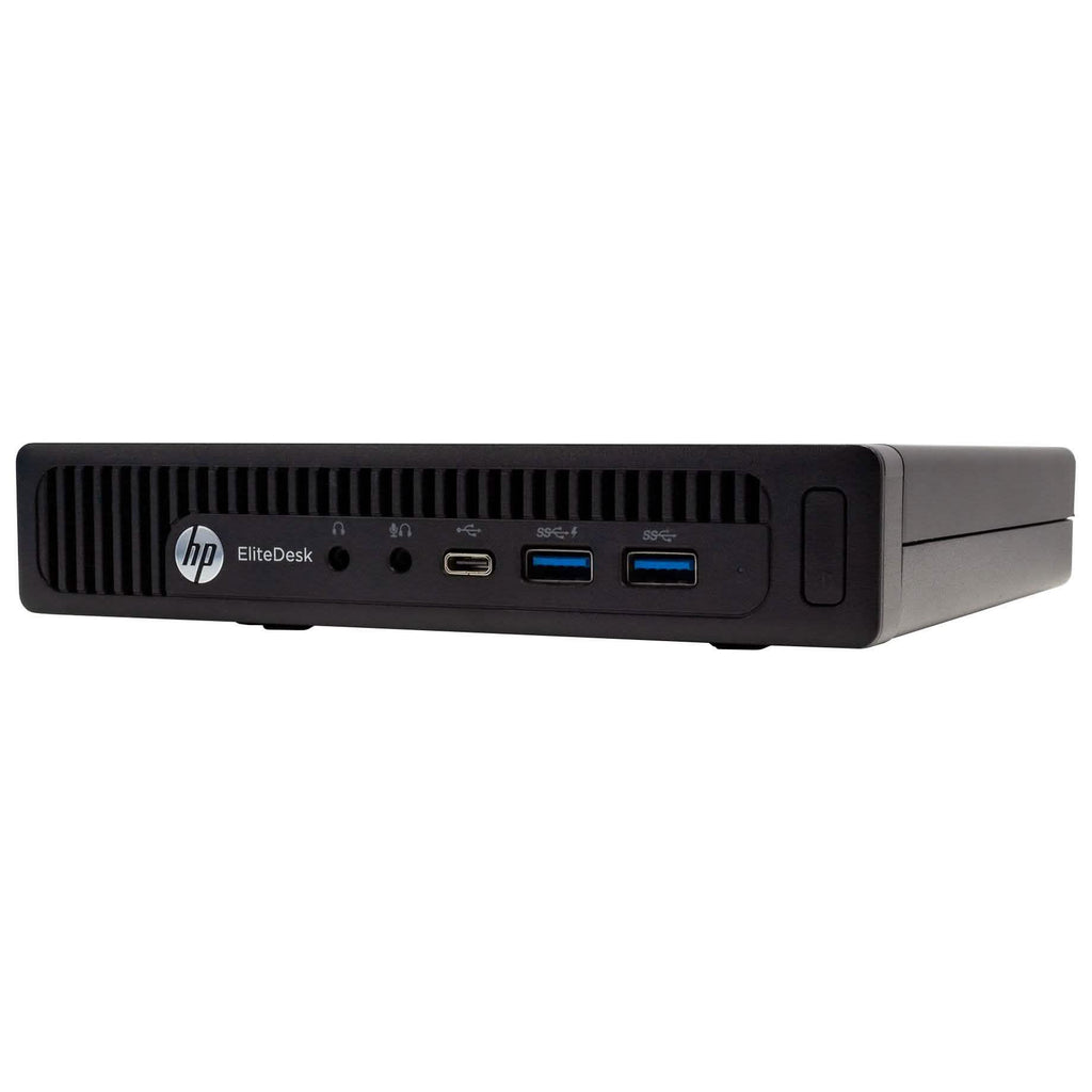 HP EliteDesk 800G1 Tiny Form Factor Computer PC 240GB SSD Windows 10 Professional (Refurbished)
