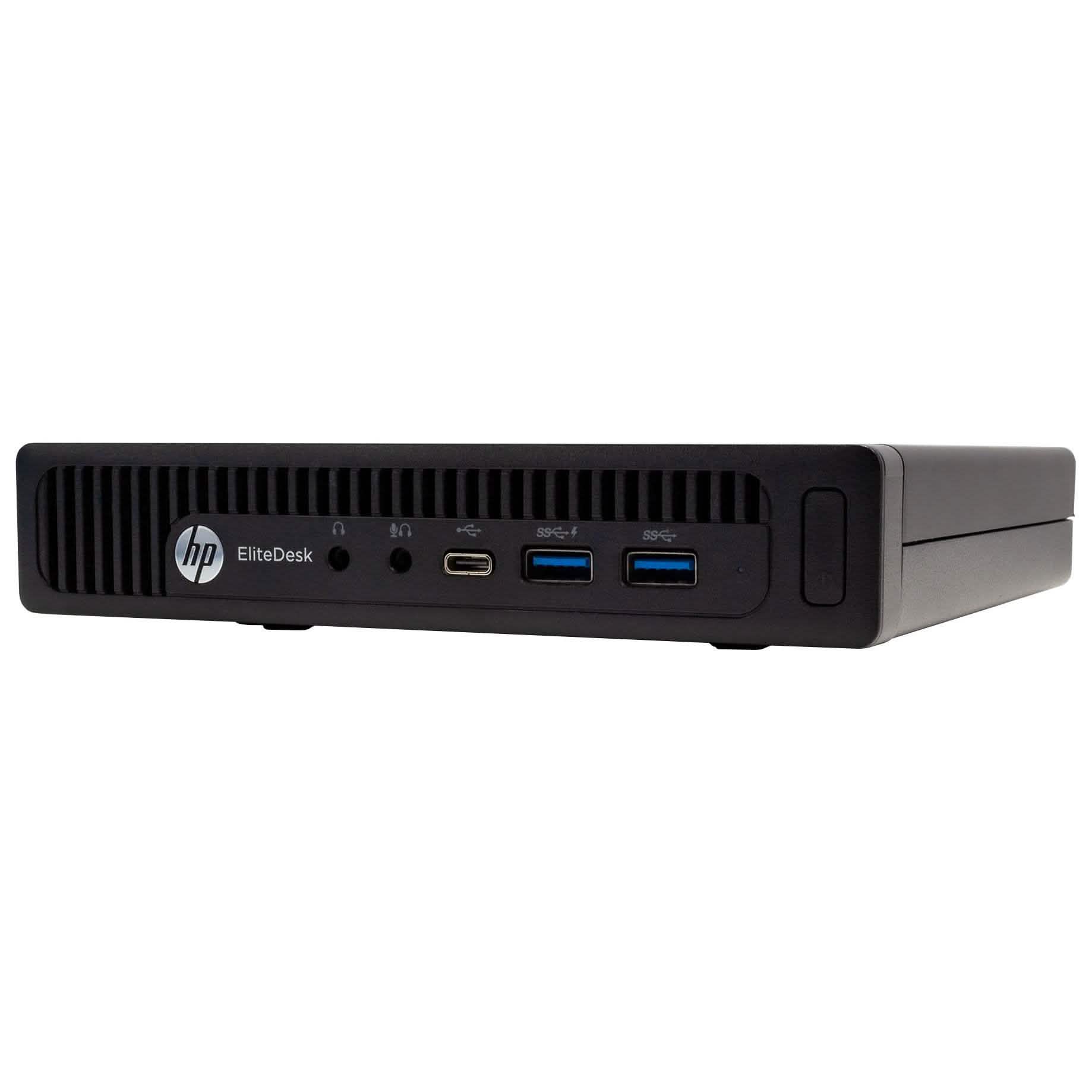 HP EliteDesk 800G1 Tiny Form Factor Computer PC 240GB SSD Windows 10 Professional (Refurbished)