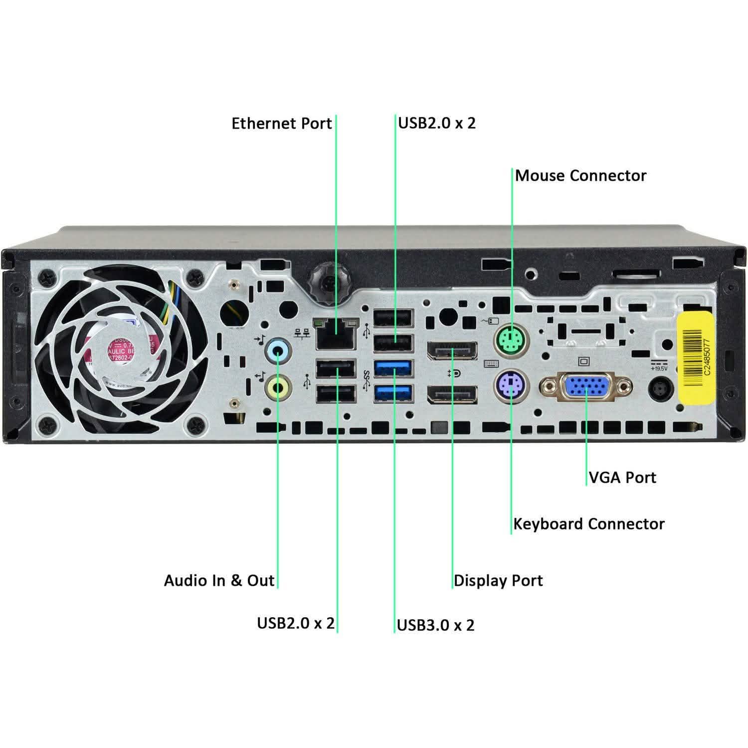 HP EliteDesk 800G1 Ultra Small Form Factor Computer PC (Refurbished)