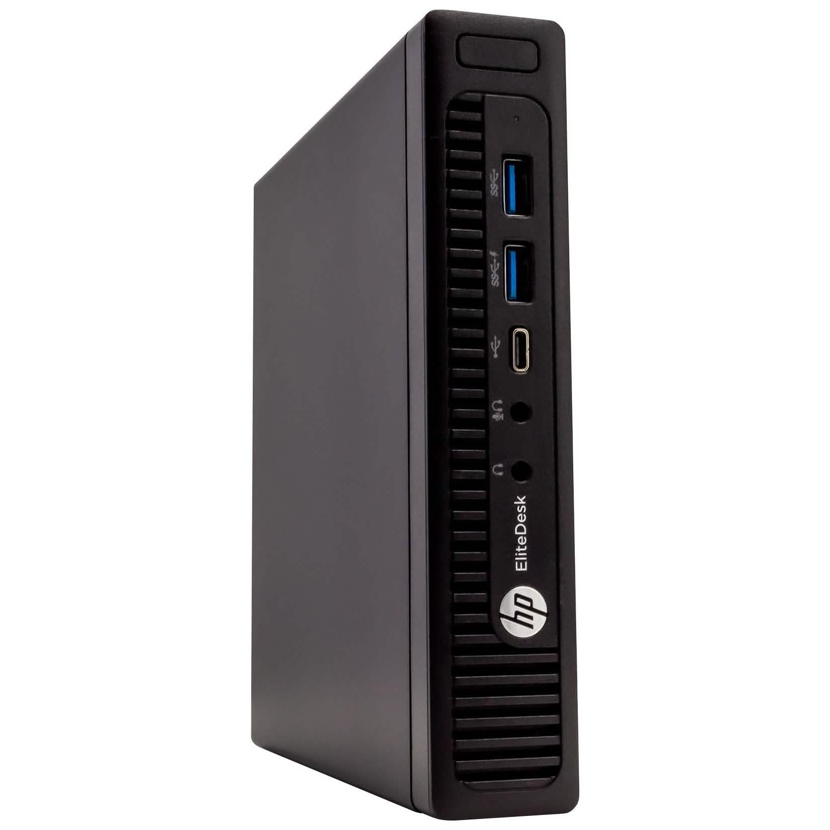 HP EliteDesk 800G14 Tiny Form Factor Computer PC - Windows 10 Professional 64 bit (Refurbished)