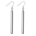 Hypoallergenic Sterling Silver Bar Hook Earrings