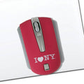 I Love NY Traveling Notebook Mouse
