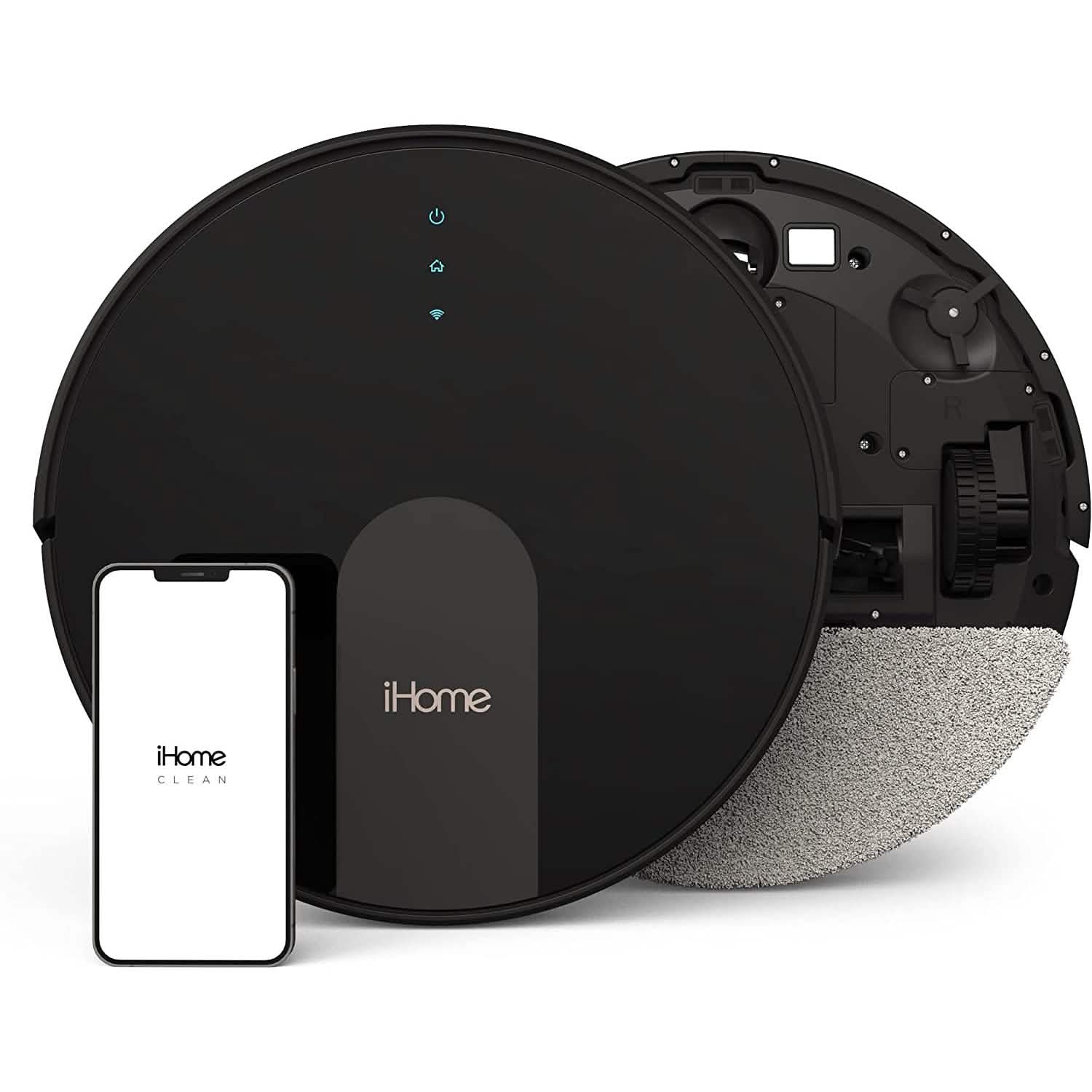 iHome AutoVac Eclipse G 2-in-1 Robot Vacuum and Mop (Refurbished)