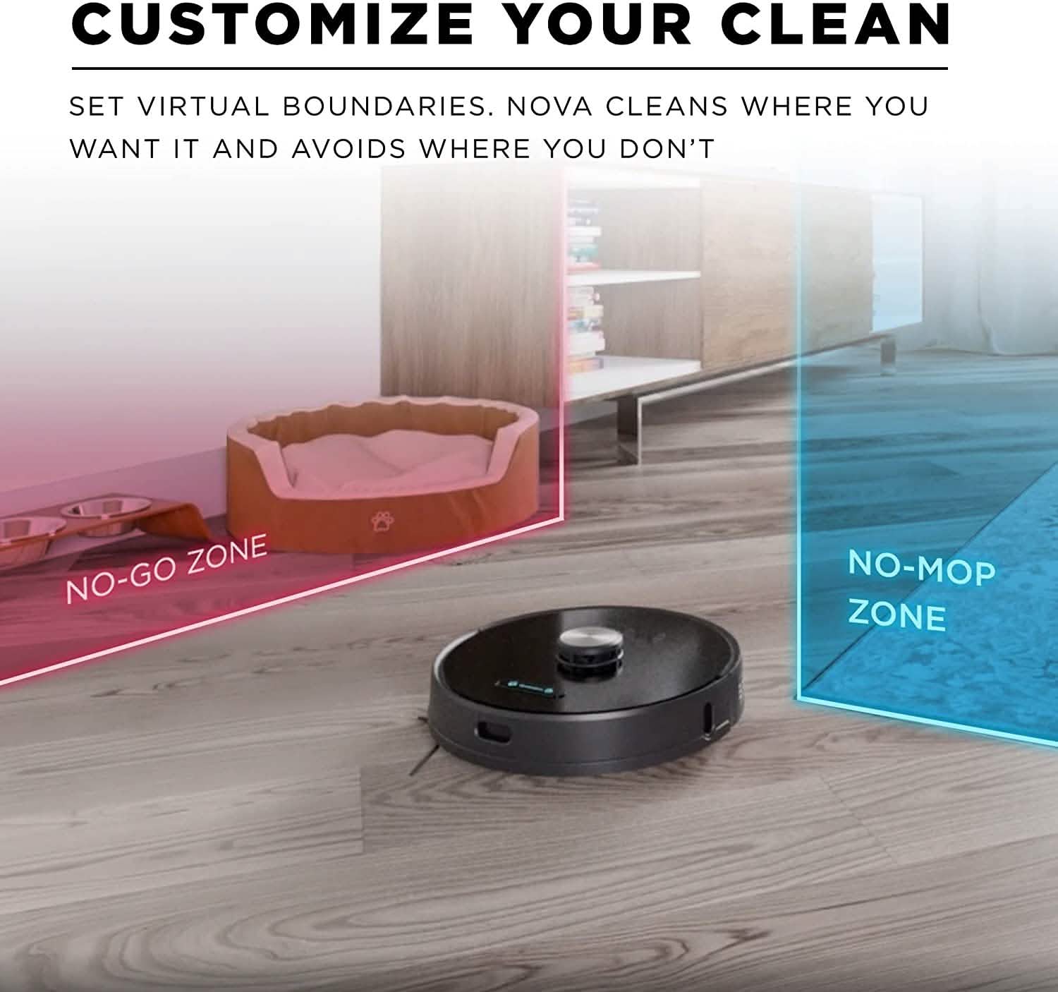 iHome AutoVac Nova Self Empty Robot Vacuum