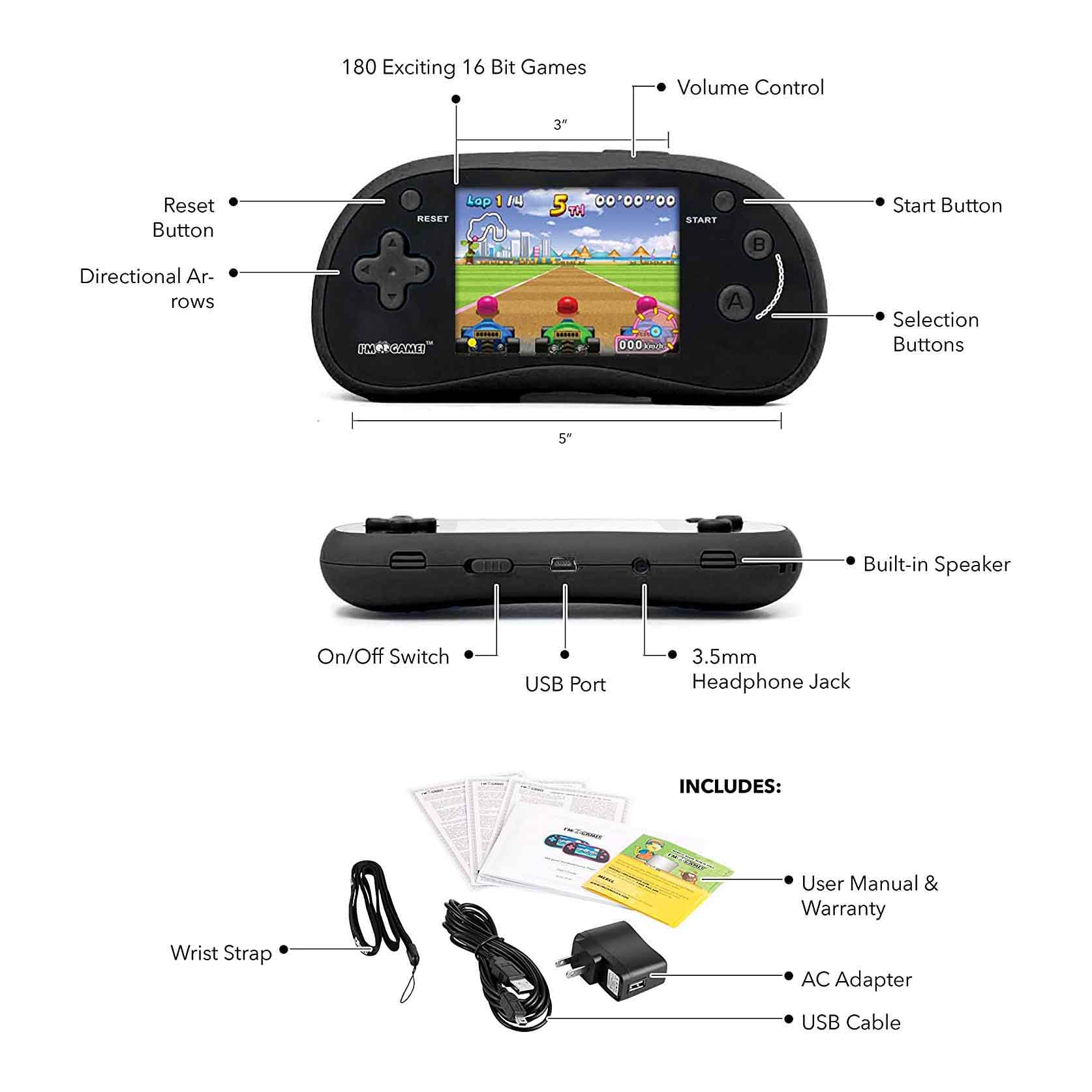 IM-Game Handheld Game Console