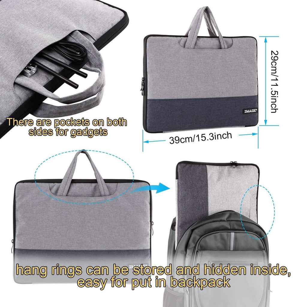 IMAGE 14 " Laptop Sleeve Travel Storage Case Pouch Cover with Pockets