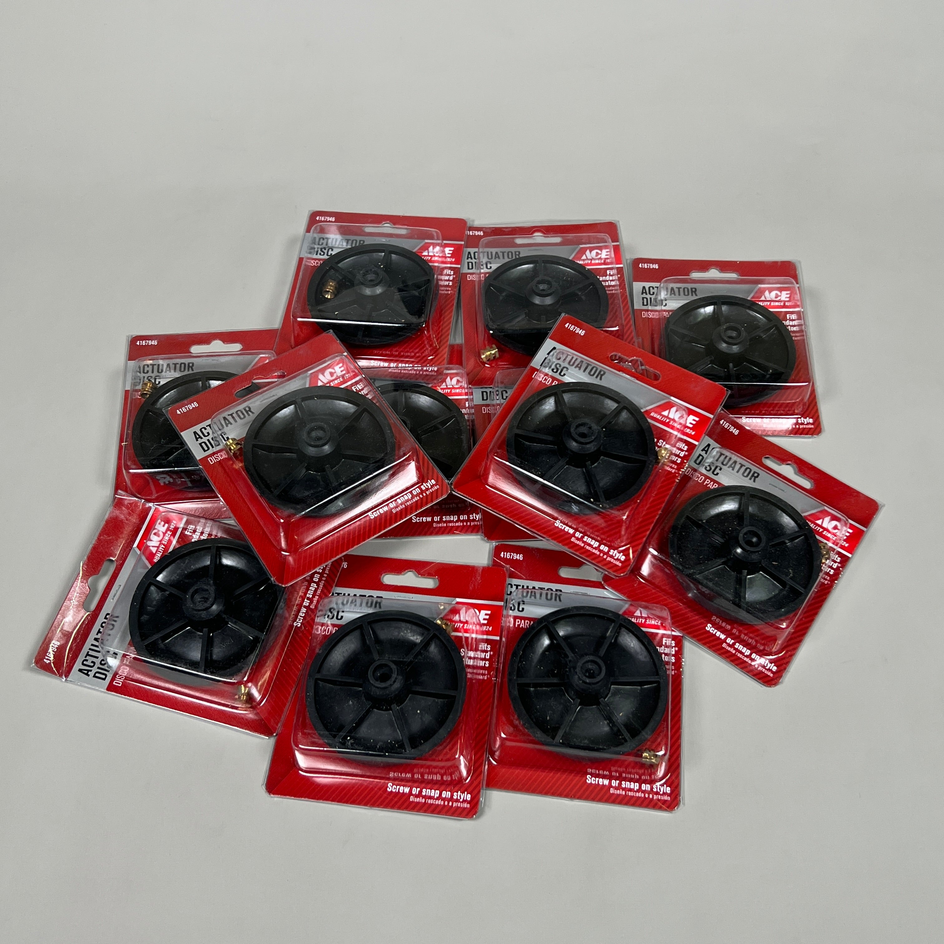 ACE 12-PACK! Actuator Disc for Toilet Flush Valve Black Brass American Standard (New)