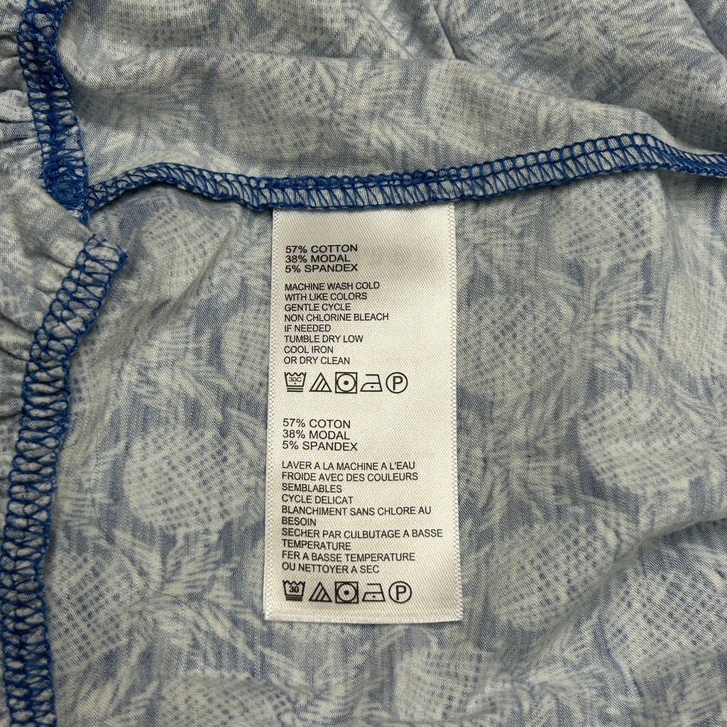 TOMMY BAHAMA Women's Fineapple Sleeveless SunDress Blue/White Turkish Sea Size S (New)