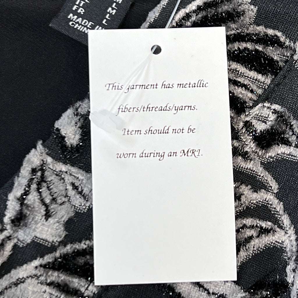 SUSAN GRAVER Knit Cardigan & Tank Set Women's Sz S Grey / Black A384258F19625 (New)