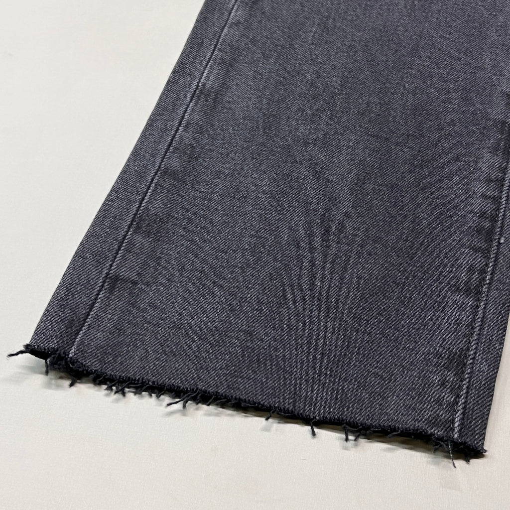 ARTICLES OF SOCIETY Kate Eleele Raw Hem Cropped Jeans Women's Sz 28 Black 4810TQB-720 (New)