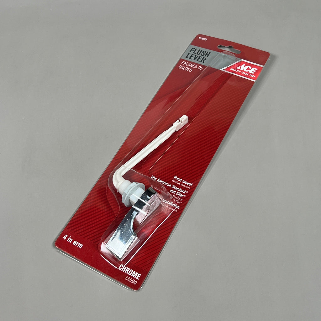 ACE 6-PACK of Tank Flush Lever Chrome for Universal 4 Inch Arm, Front Mount (New)