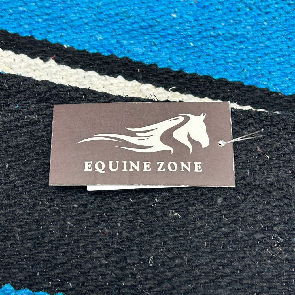 EQUINE ZONE 30" x 60" Saddle Blanket Blue (New)