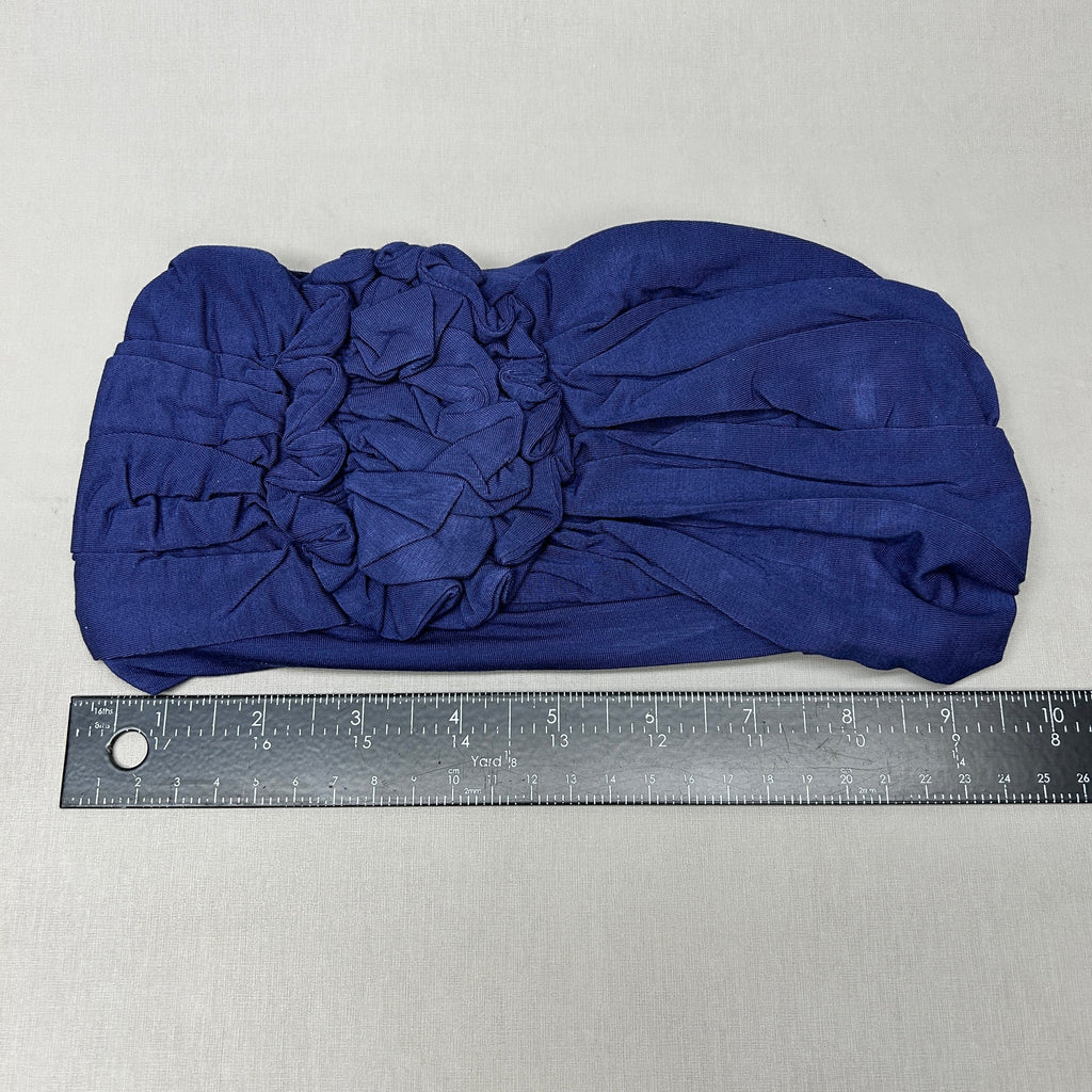 CHRISTINE HEADWEAR Lotus Turban Dark Blue 1003-0255 (New)