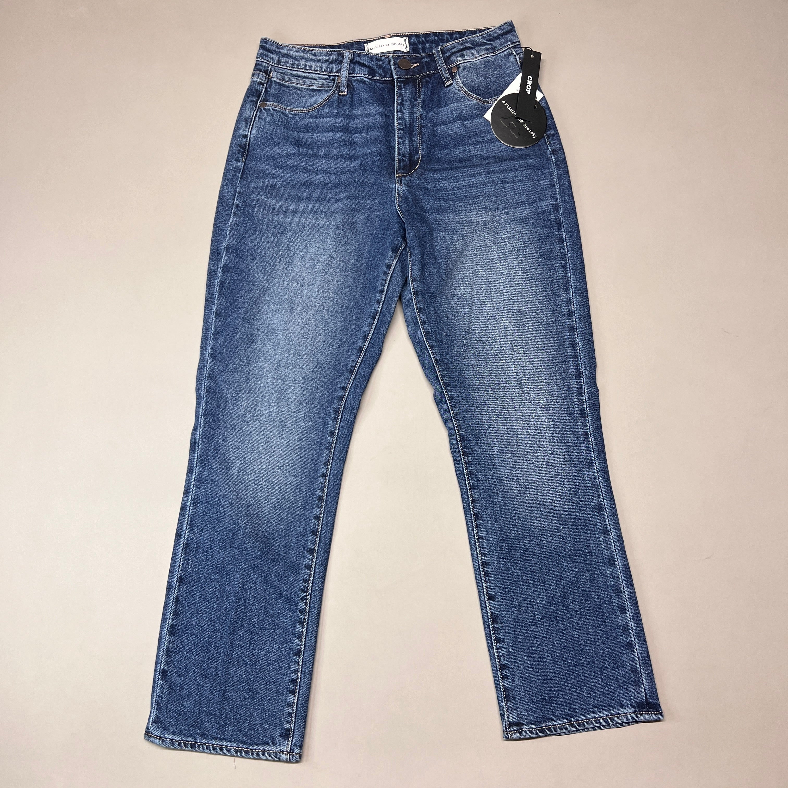 ARTICLES OF SOCIETY Ewa Beach Denim Jeans Women's Sz 25 Blue 4810TQ3-718 (New)
