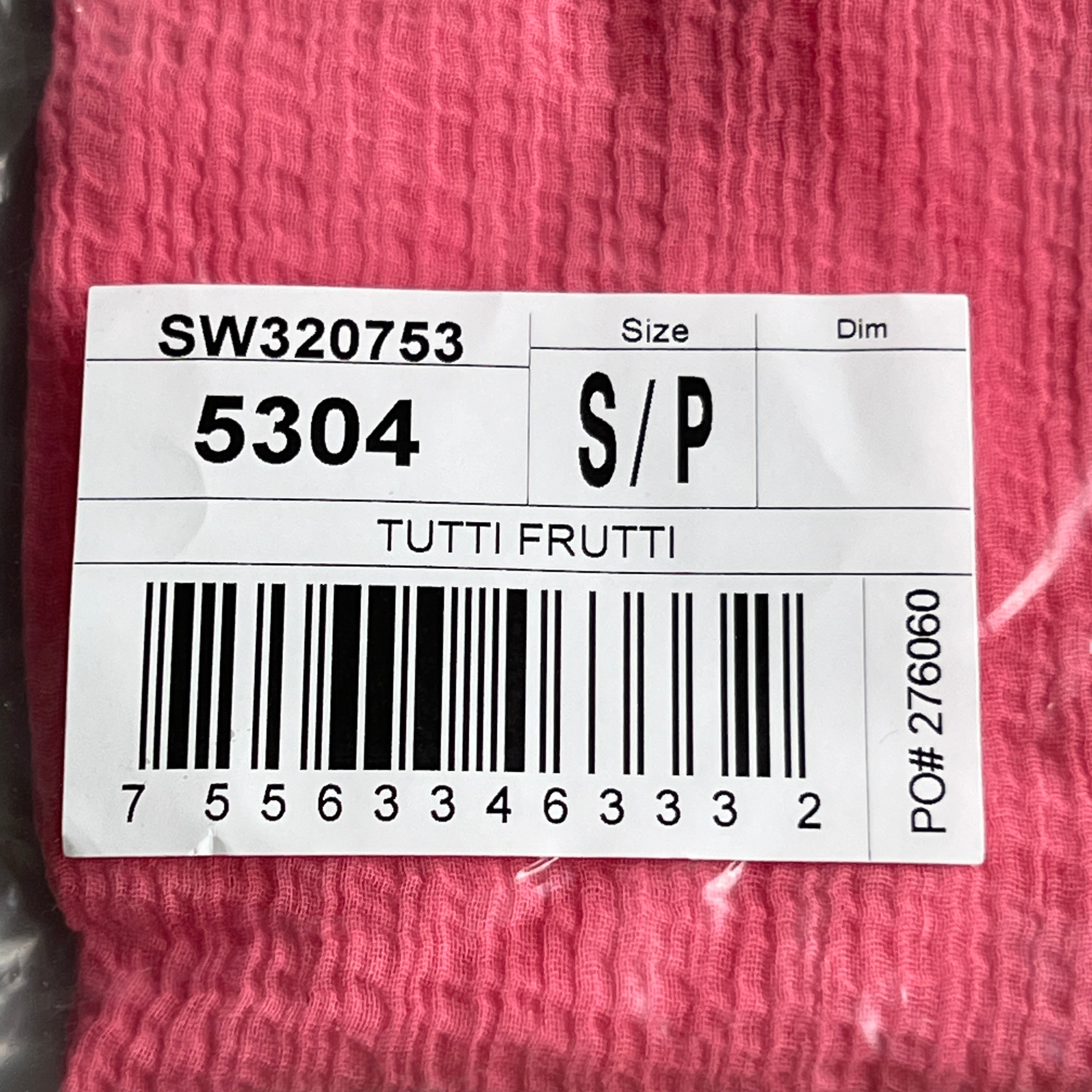 TOMMY BAHAMA Women's Lana Bay Gauze Top 3/4 Sleeve Tutti Frutti Size S (New)