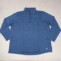 ZUSA Pull Over Shirt Long Sleeve Brisk Quarter Zip Men's Sz 2XL Navy Heather (New)