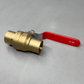 RED-WHITE VALVE Brass Ball Valve 1" 1.05 lb 5595AB (New)