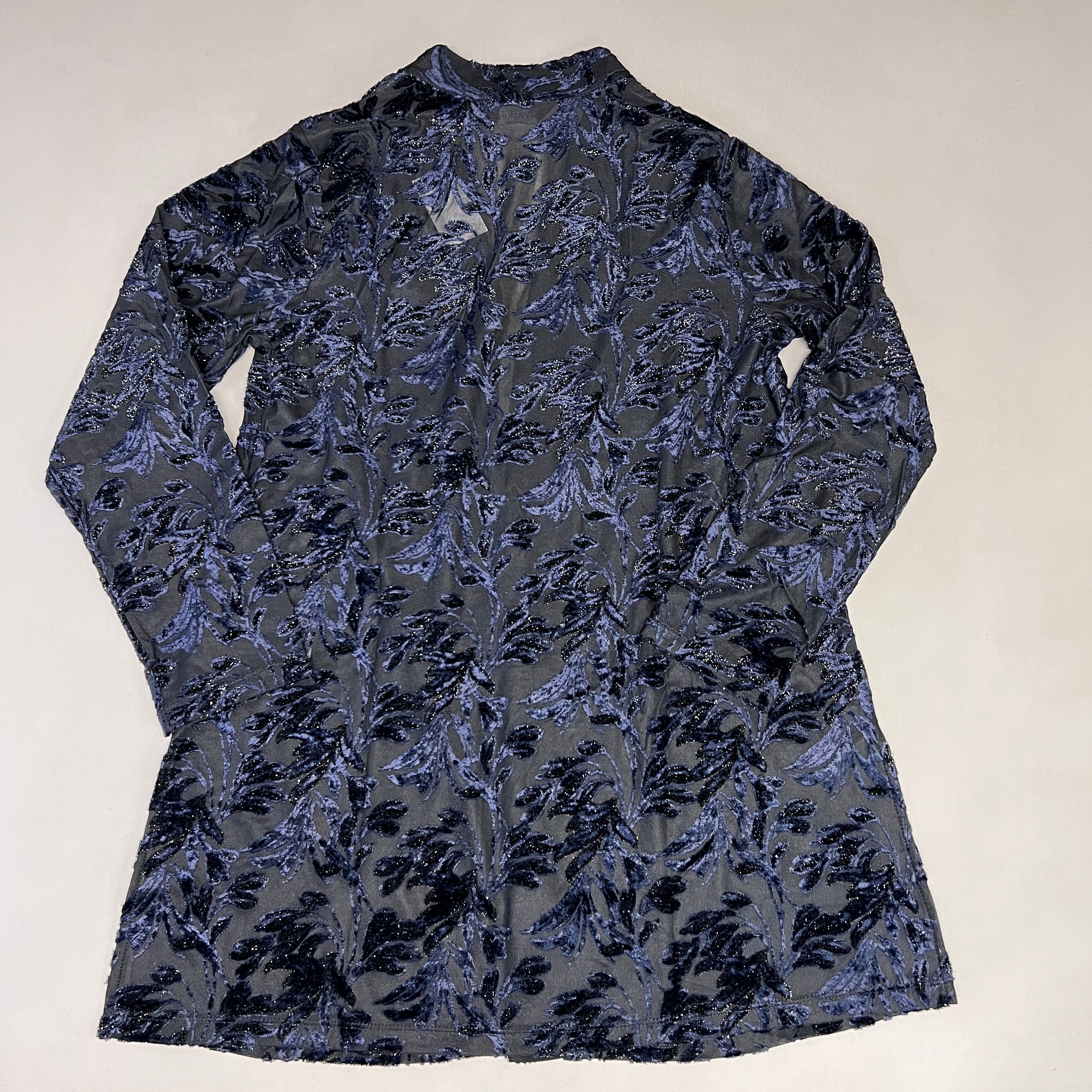 SUSAN GRAVER Knit Cardigan & Tank Set Women's Sz S Navy A384258BY3625 (New)
