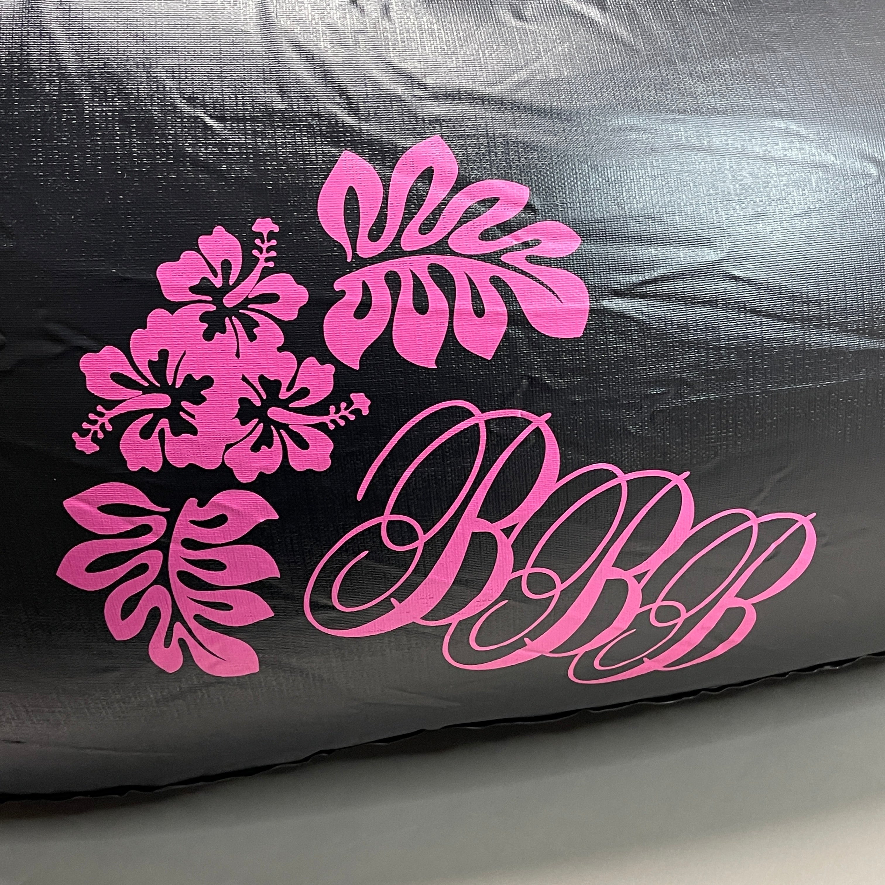 ZA@ BOOTY BEAN BAG BBL Big Inflatable Air Mattress Black 24" Oval With More Support (New)