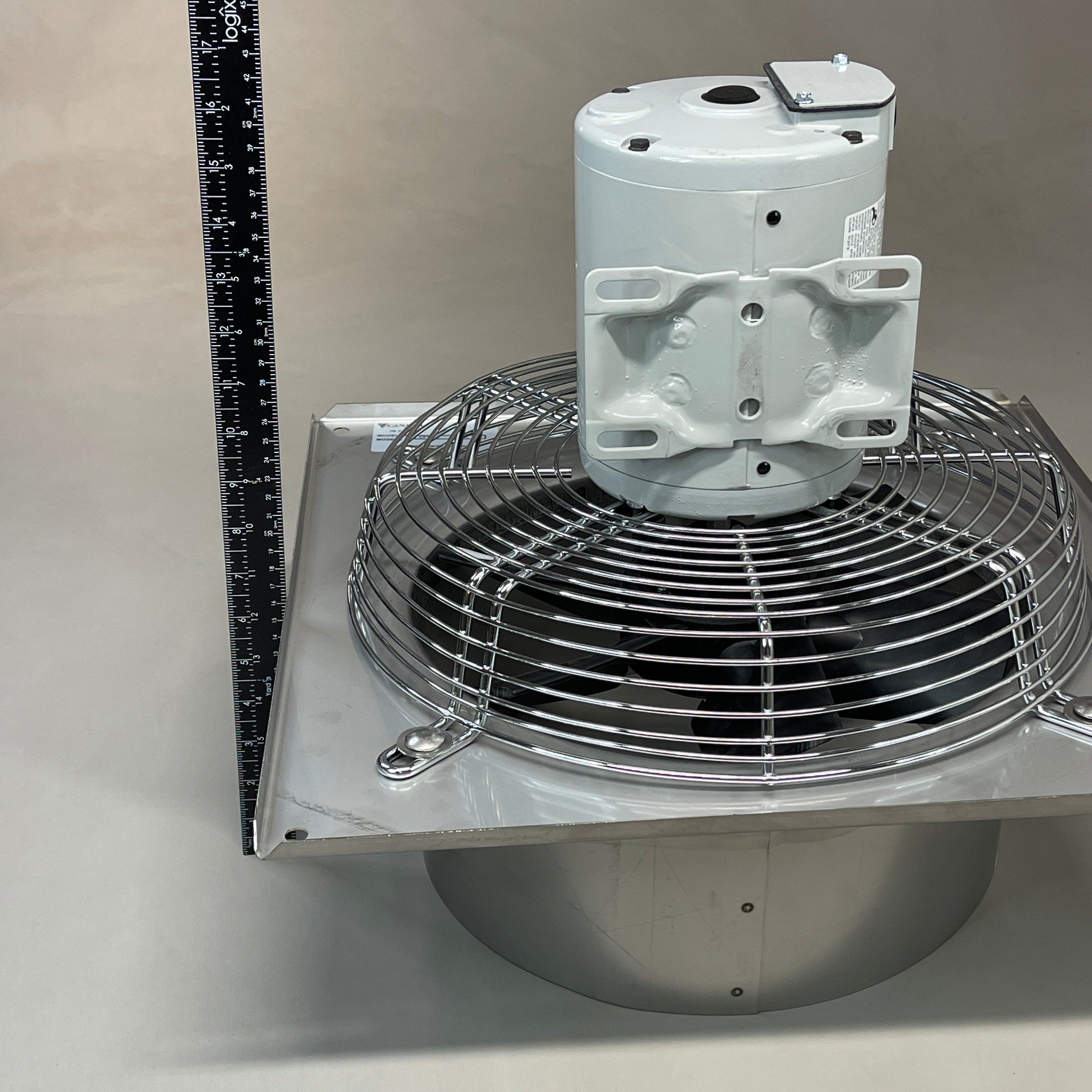 CANARM Tube Fan 12" Stainless Steel 1/4 HP Leeson Motor TF12S.S. CF1740 (New)