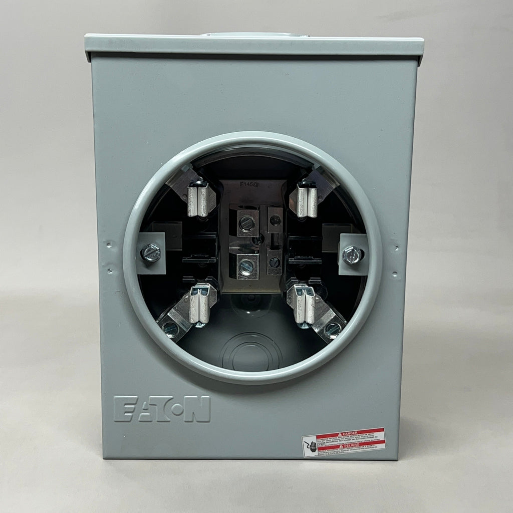 EATON B-Line 11 Meter Socket 125A 4 Jaw 1PH, NEMA 3R Top Feed 125 Amp (New)