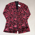 SUSAN GRAVER Knit Cardigan & Tank Set Women's Sz XXS Red / Black A384258E97154 (New)