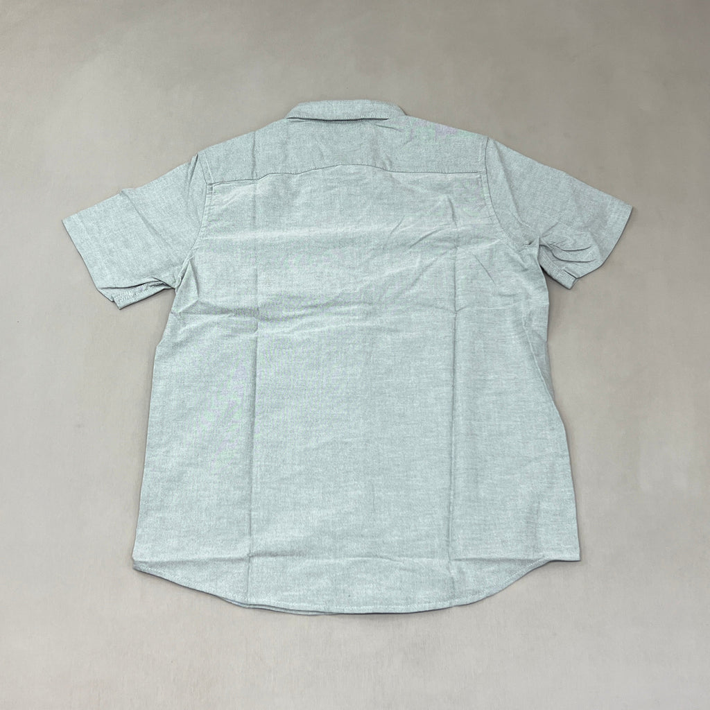 RVCA That'll Do Stretch Short Sleeve Shirt Youth Sz L / 14 B525TRTS Balsam Green (New)