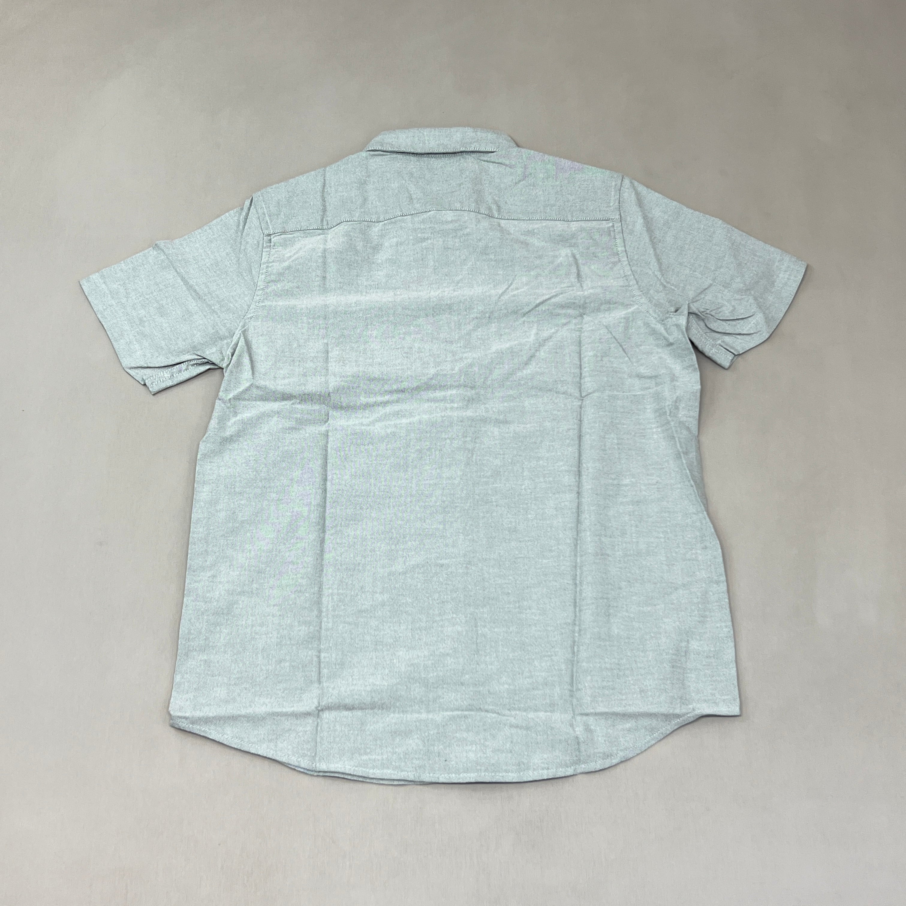 RVCA That'll Do Stretch Short Sleeve Shirt Youth Sz L / 14 B525TRTS Balsam Green (New)