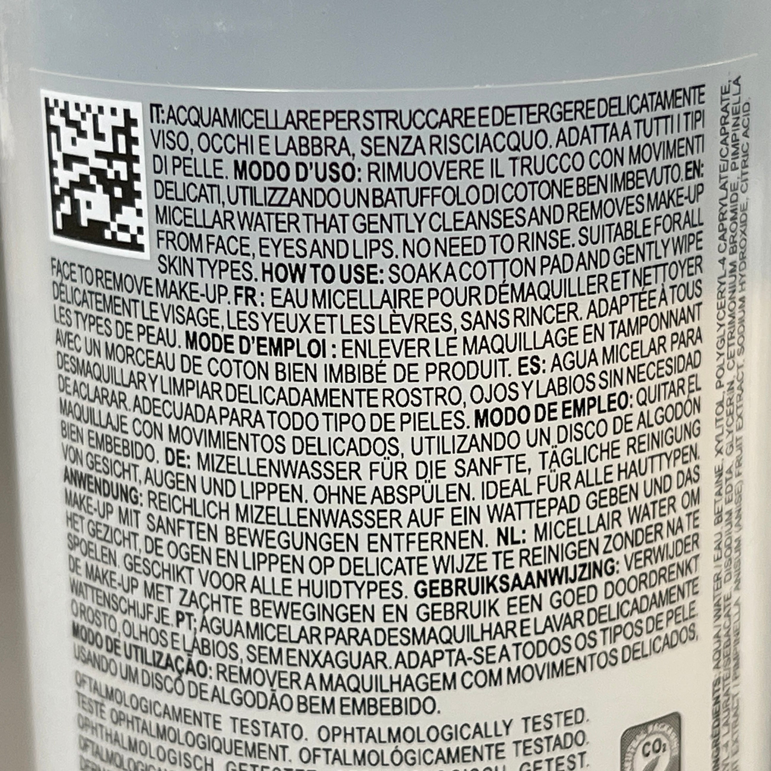 DAVINES Dedy Micellar Water 5.07 fl oz/150ml 75573 (New)