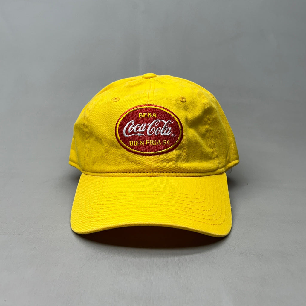 COCA-COLA Beba Baseball Cap Sz One Size Yellow 23641 (New)