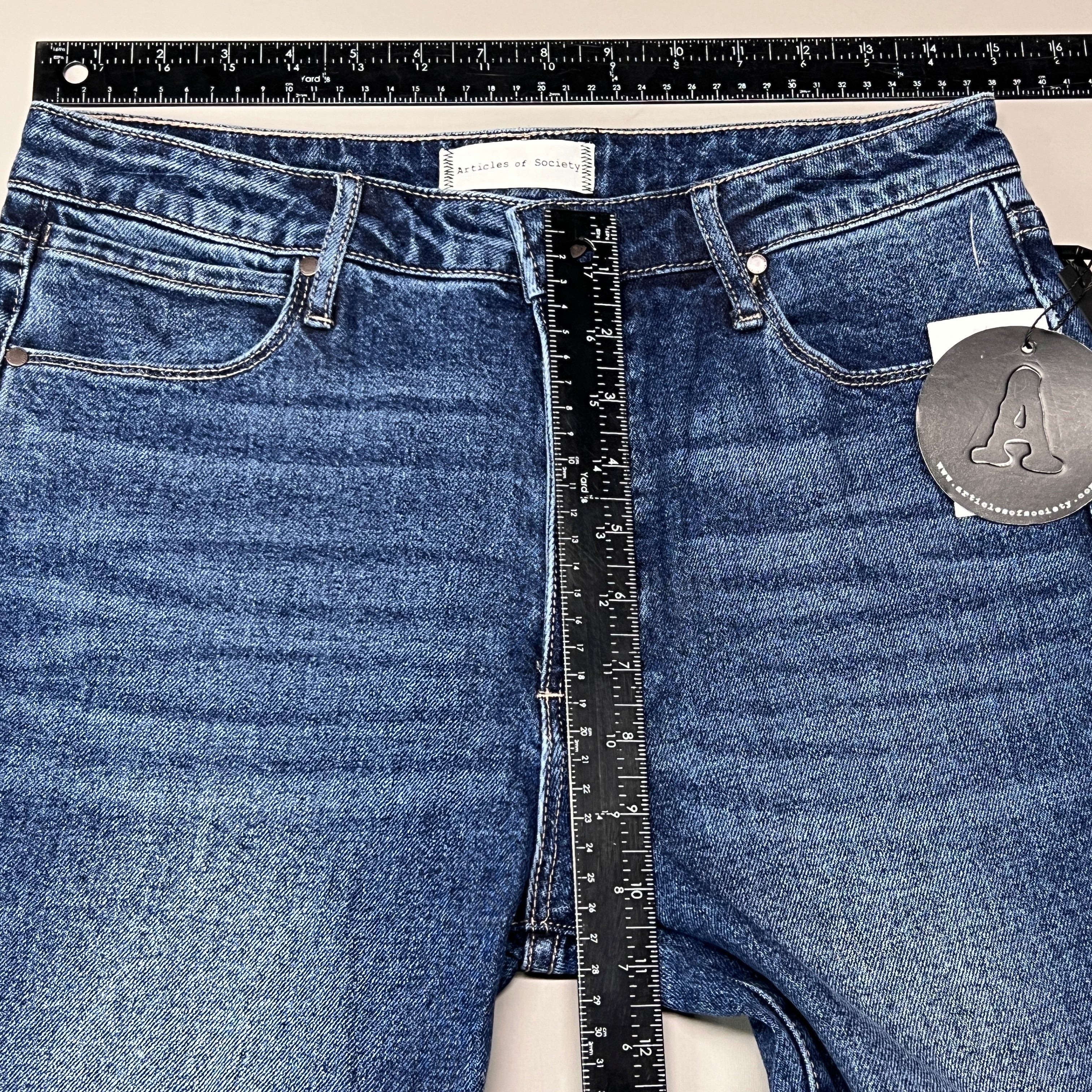 ARTICLES OF SOCIETY Ewa Beach Denim Jeans Women's Sz 27 Blue 4810TQ3-718 (New)