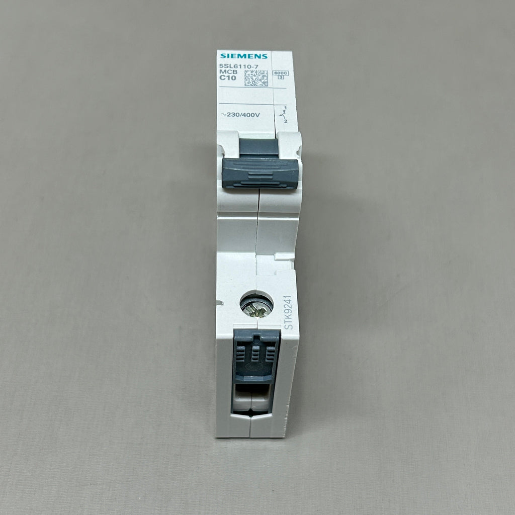 SIEMENS Miniature Circuit Breaker 230/400 V 6kA Off-White 5SL6110-7 (New)