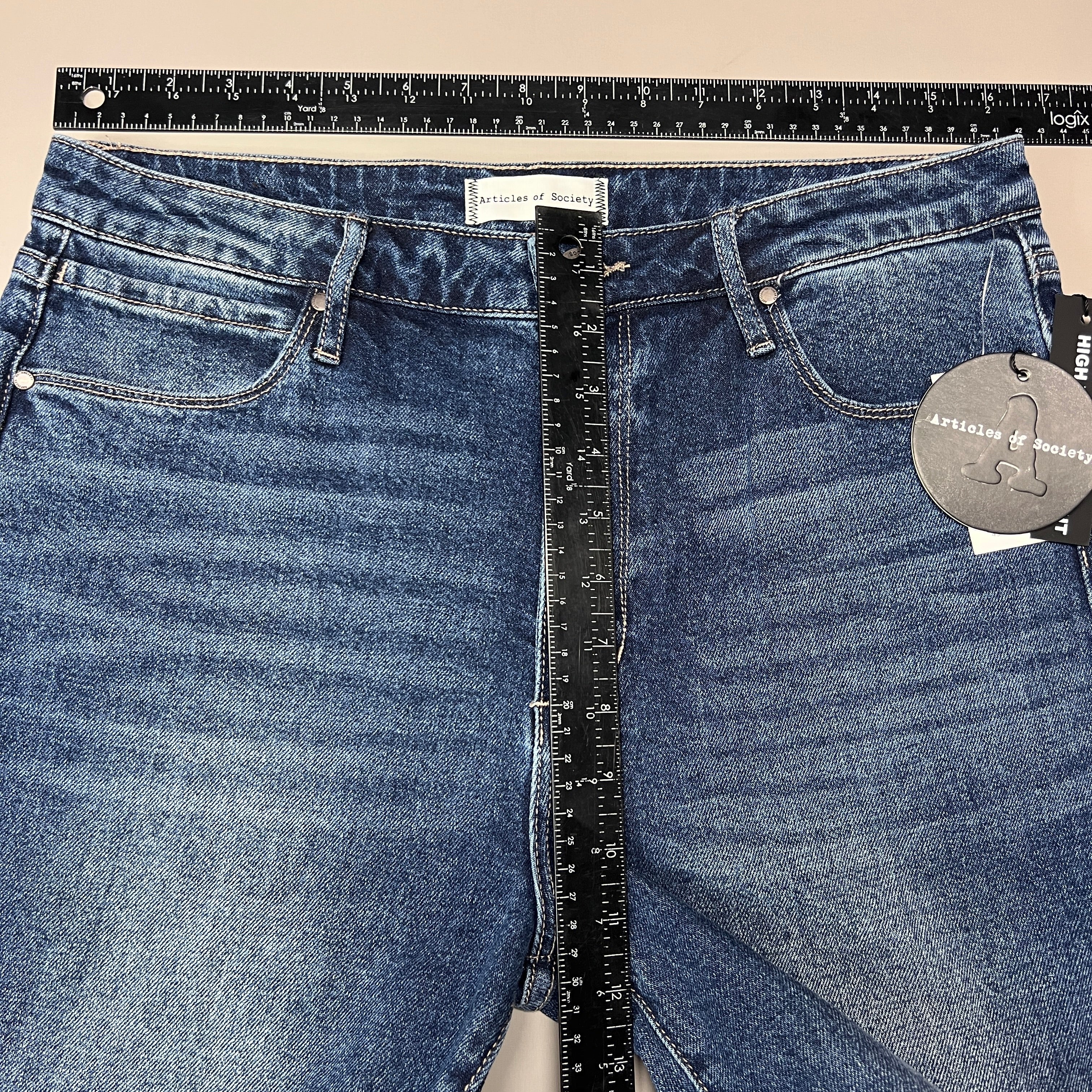ARTICLES OF SOCIETY Ewa Beach Denim Jeans Women's Sz 29 Blue 4810TQ3-718 (New)