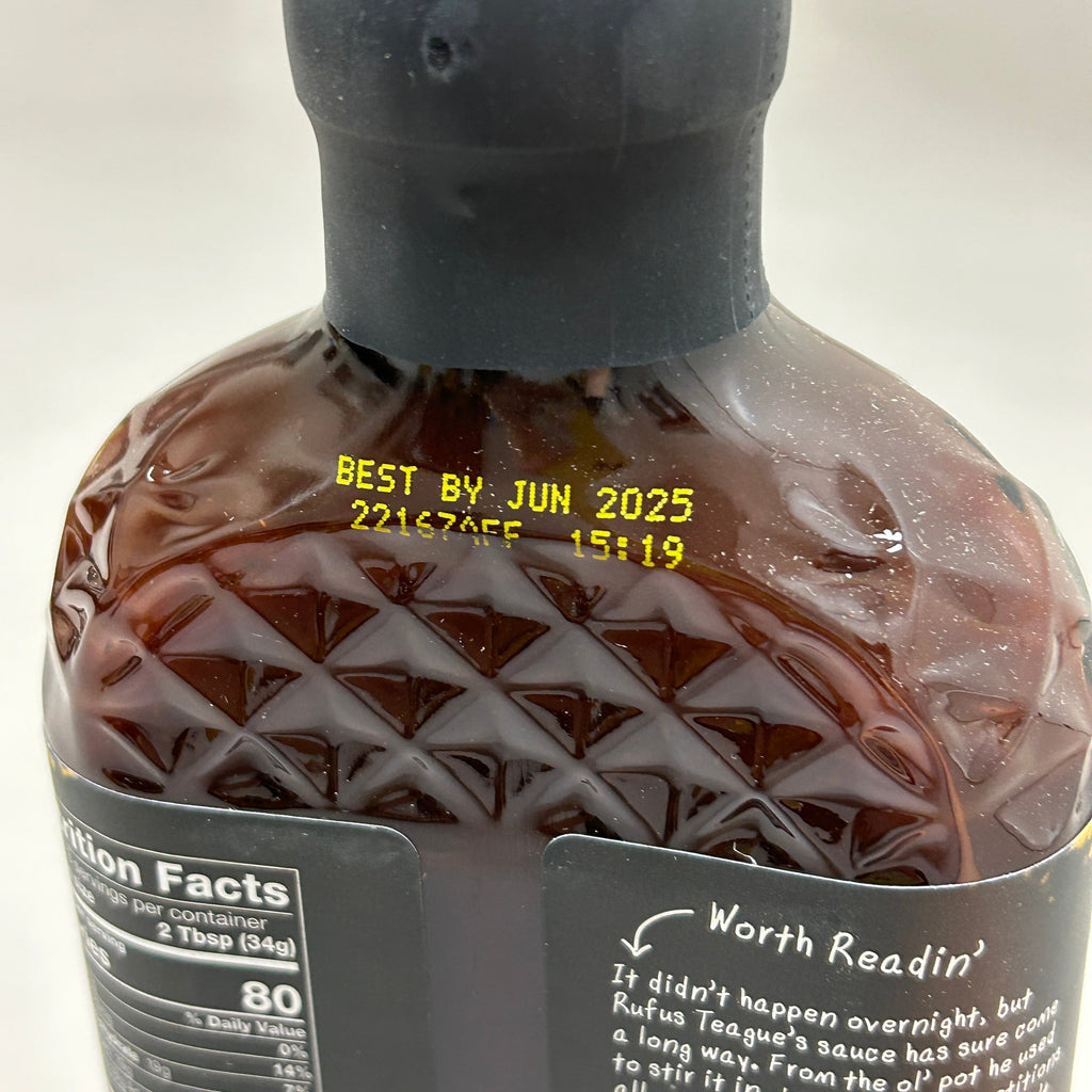 RUFUS TEAGUE 6-PACK! Honey Sweet BBQ Sauce 15.25 oz Gluten Free Non GMO Exp 06/25 (New)