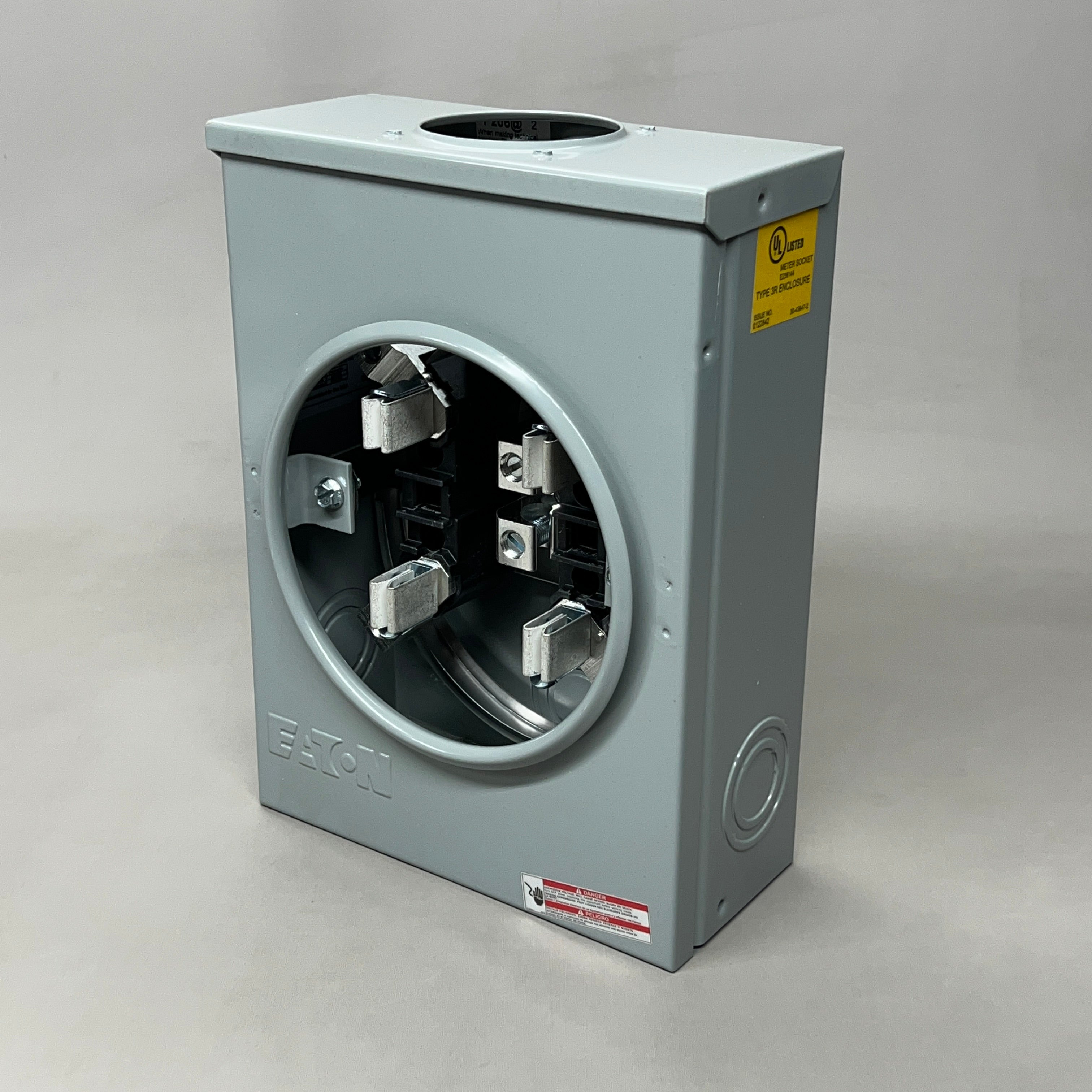 EATON B-Line 11 Meter Socket 125A 4 Jaw 1PH, NEMA 3R Top Feed 125 Amp (New)