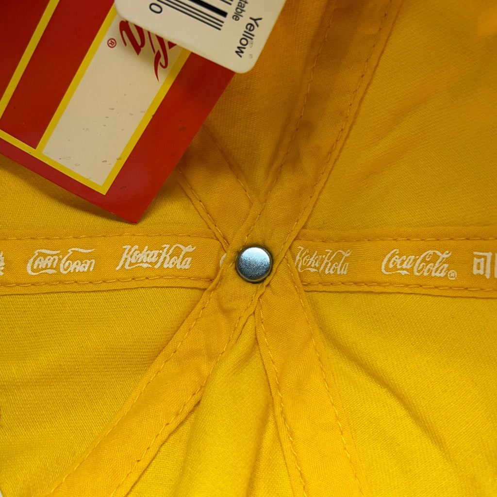 COCA-COLA Beba Baseball Cap Sz One Size Yellow 23641 (New)